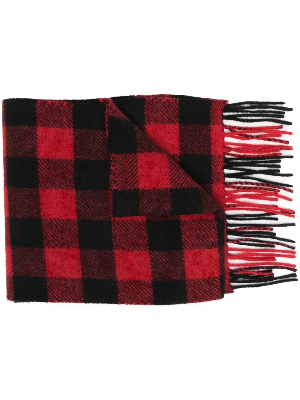 Клетчатый шарф с бахромой Woolrich, красный
Клетчатый шарф с бахромой Woolrich, красный