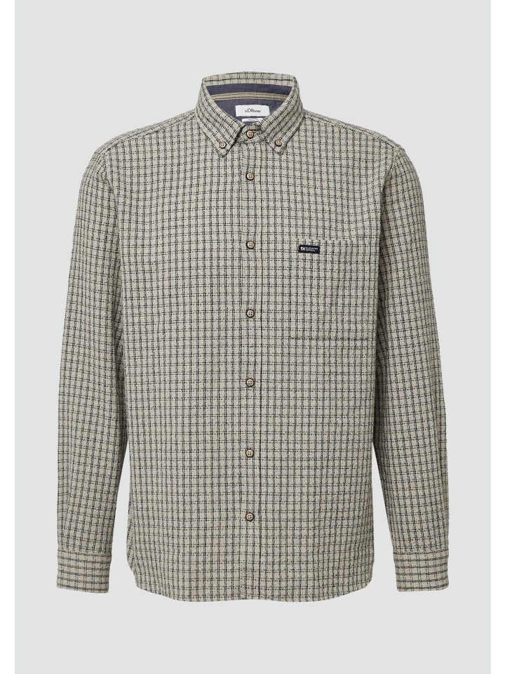 Рубашка s.Oliver, бежевый
Рубашка s.Oliver, бежевый