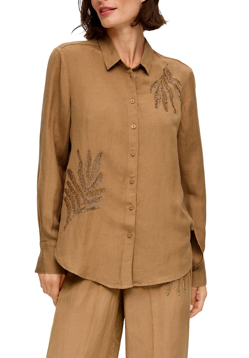 Блузка на пуговицах MIT SCHMUCKPERLEN s.Oliver BLACK LABEL, бежевый
Блузка на пуговицах MIT SCHMUCKPERLEN s.Oliver BLACK LABEL, бежевый