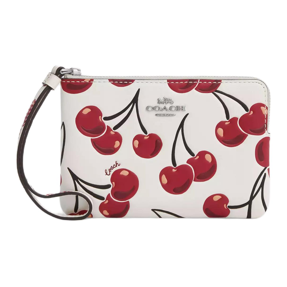 COACH Кожаный клатч с угловой молнией мини женский мел
COACH Кожаный клатч с угловой молнией мини женский мел