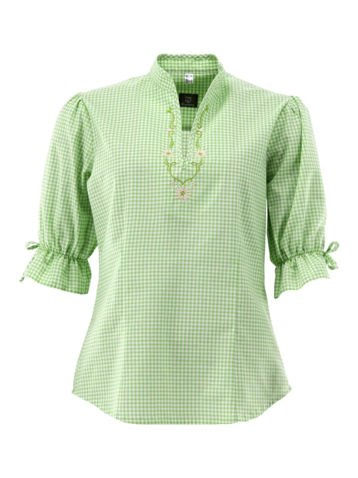 Традиционная блузка Пориво ярко-зеленого цвета OS-Trachten
Традиционная блузка Пориво ярко-зеленого цвета OS-Trachten