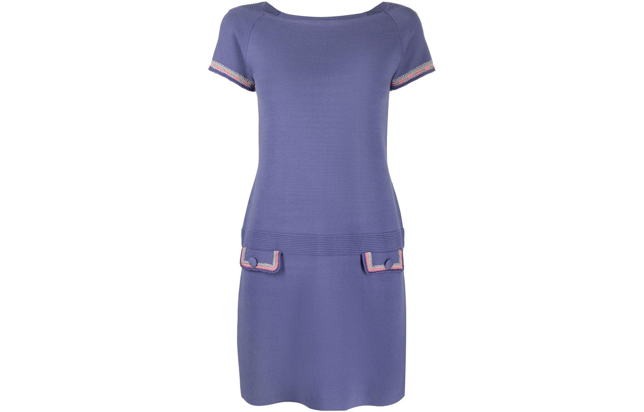 EMPORIO ARMANI Женское фиолетовое платье с короткими рукавами
EMPORIO ARMANI Женское фиолетовое платье с короткими рукавами