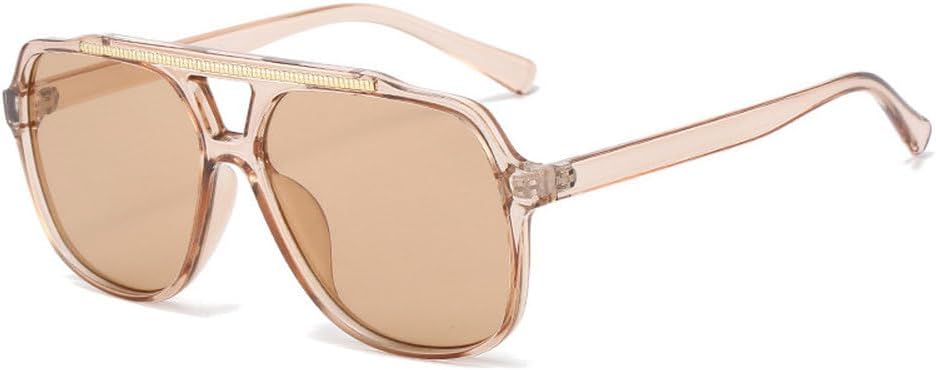 Женские солнцезащитные очки с двойной перемычкой, модные очки с прозрачными линзами с градиентом цвета "океан", солнцезащитные очки UV400 для мужчин HVTVTLA, Champagne
Женские солнцезащитные очки с двойной перемычкой, модные очки с прозрачными линзами с градиентом цвета "океан", солнцезащитные очки UV400 для мужчин HVTVTLA, Champagne