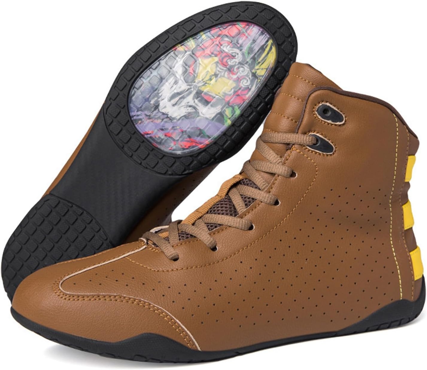 Мужские боксерские туфли, кожаные удобные дышащие женские борцовские туфли, повседневные легкие тренировочные унисекс кроссовки для бодибилдинга, для боевых искусств/тяжелой атлетики Wcxty, коричневый
Мужские боксерские туфли, кожаные удобные дышащие женские борцовские туфли, повседневные легкие тренировочные унисекс кроссовки для бодибилдинга, для боевых искусств/тяжелой атлетики Wcxty, коричневый