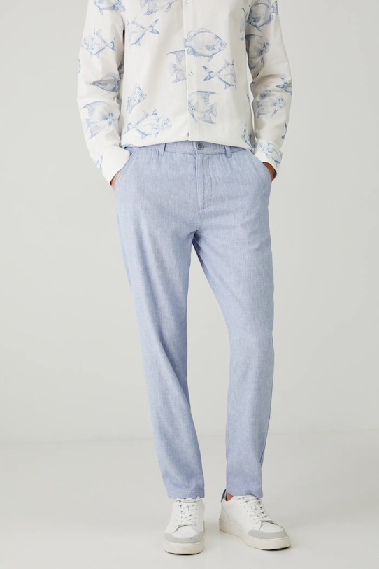 Льняные брюки Medicine, синий 
Льняные брюки Medicine, синий