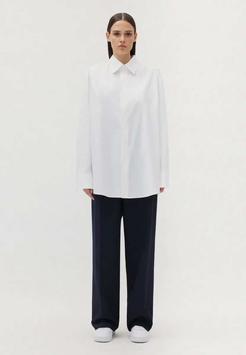 Деловая рубашка studio seidensticker, однотонная рубашка с длинным рукавом и воротником "кент" большого размера, белый
Деловая рубашка studio seidensticker, однотонная рубашка с длинным рукавом и воротником "кент" большого размера, белый