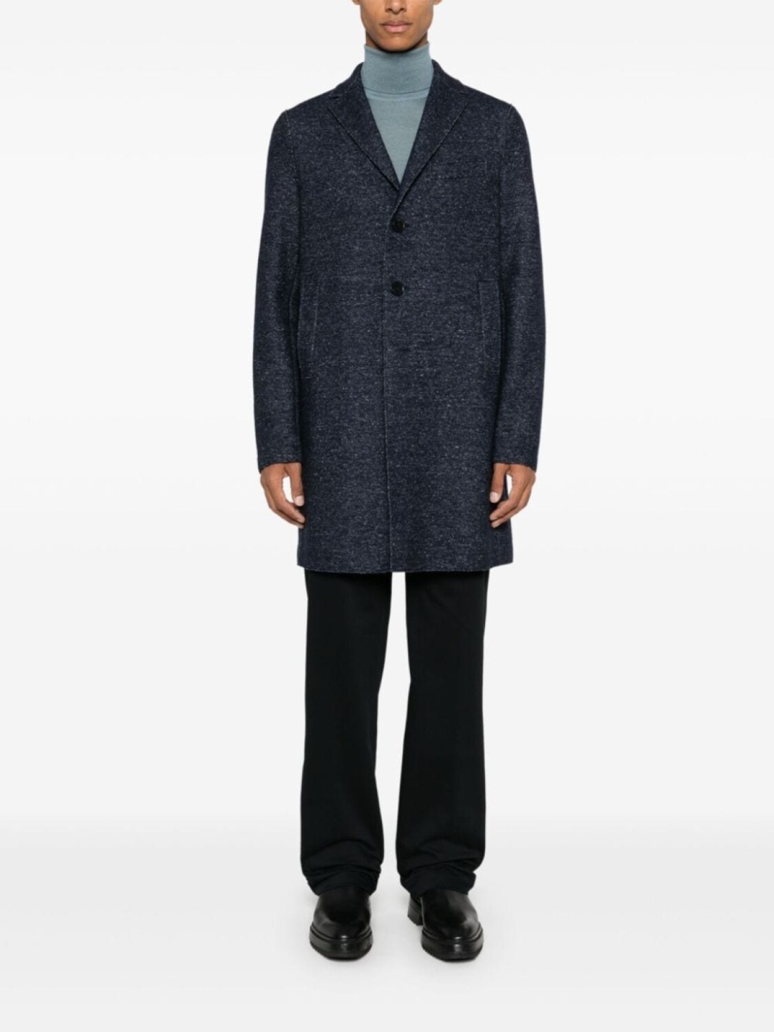 Harris Wharf London пальто с эффектом меланжа, синий
Harris Wharf London пальто с эффектом меланжа, синий