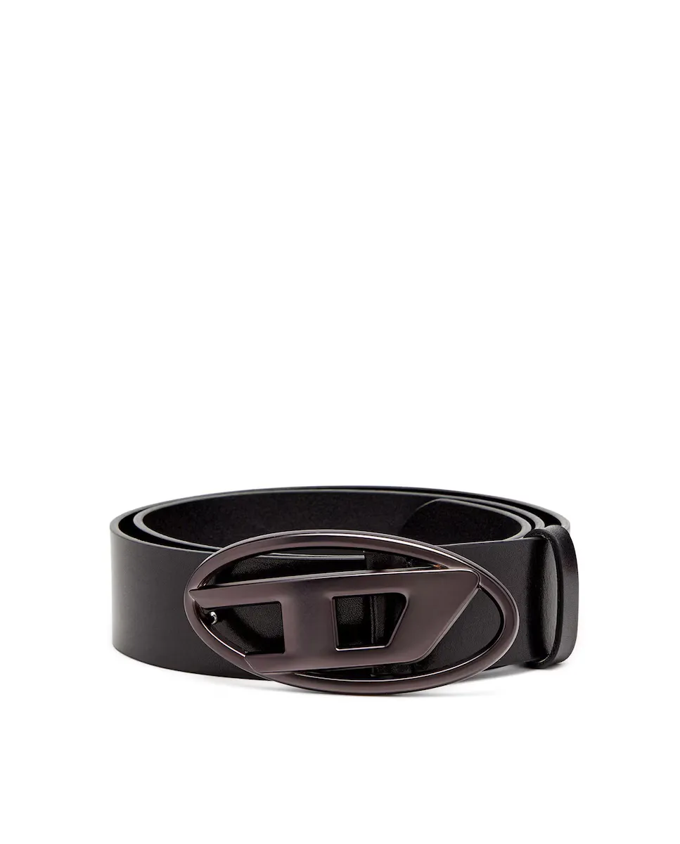 Мужской кожаный ремень с металлической пряжкой Diesel, черный
Мужской кожаный ремень с металлической пряжкой Diesel, черный