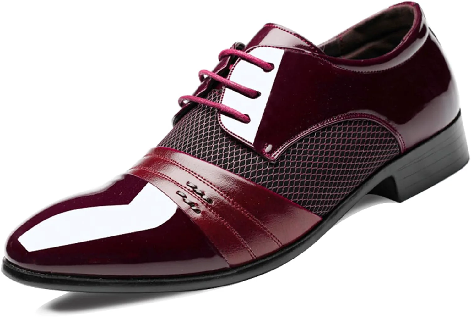 Мужская модная обувь для бизнеса, туфли с острым носком из лаковой кожи, шнуровка, оксфорды Abborora, красный
Мужская модная обувь для бизнеса, туфли с острым носком из лаковой кожи, шнуровка, оксфорды Abborora, красный