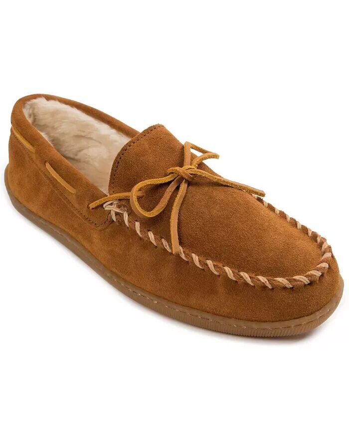 Мужские тапочки на твердой подошве с ворсовой подкладкой Minnetonka, коричневый
Мужские тапочки на твердой подошве с ворсовой подкладкой Minnetonka, коричневый