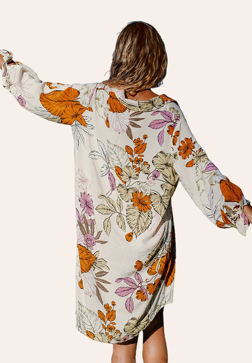 Платье-рубашка V NECK Cupshe, мультиколор
Платье-рубашка V NECK Cupshe, мультиколор