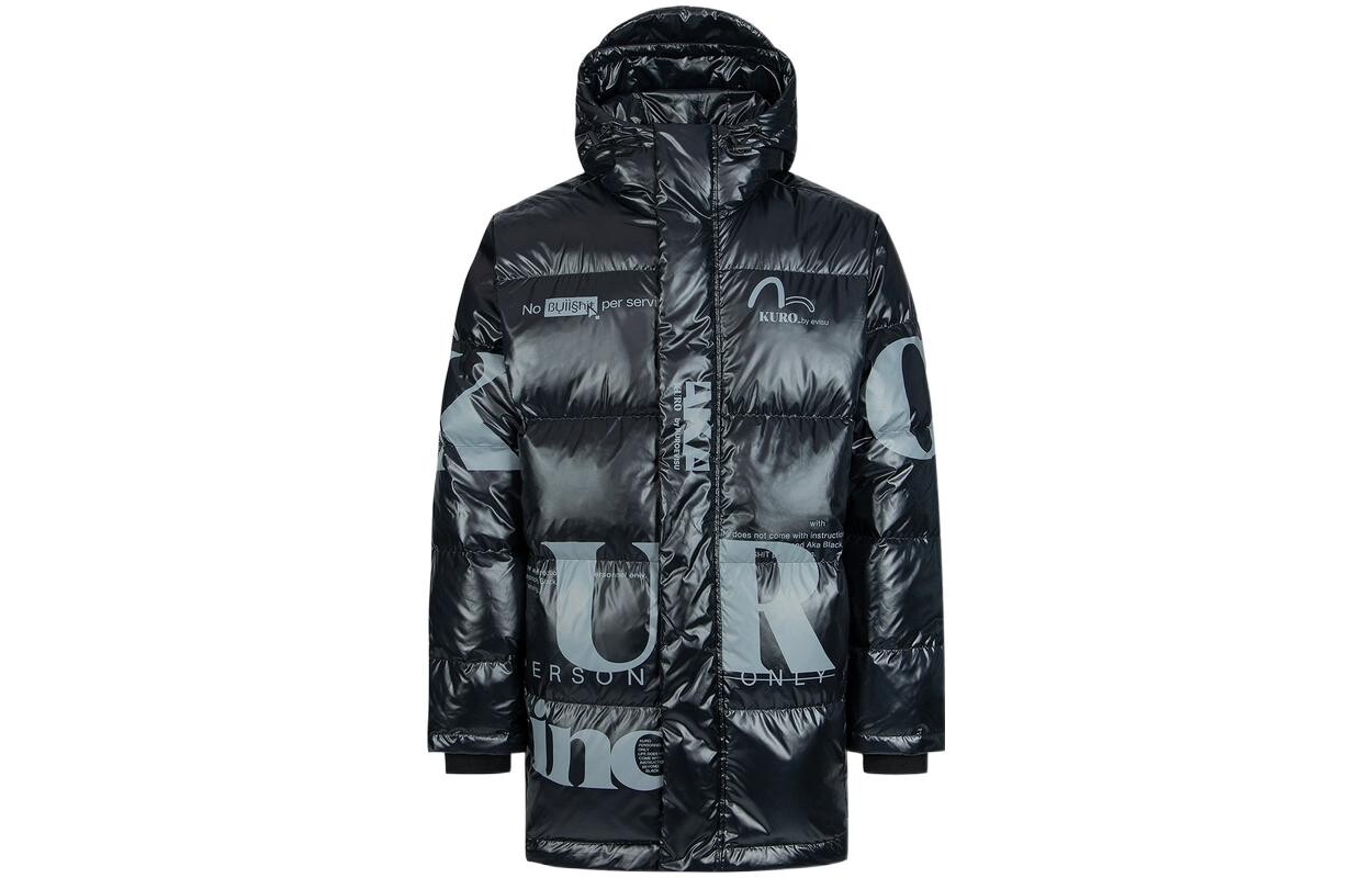 Пуховик мужской черный Evisu, черный
Пуховик мужской черный Evisu, черный