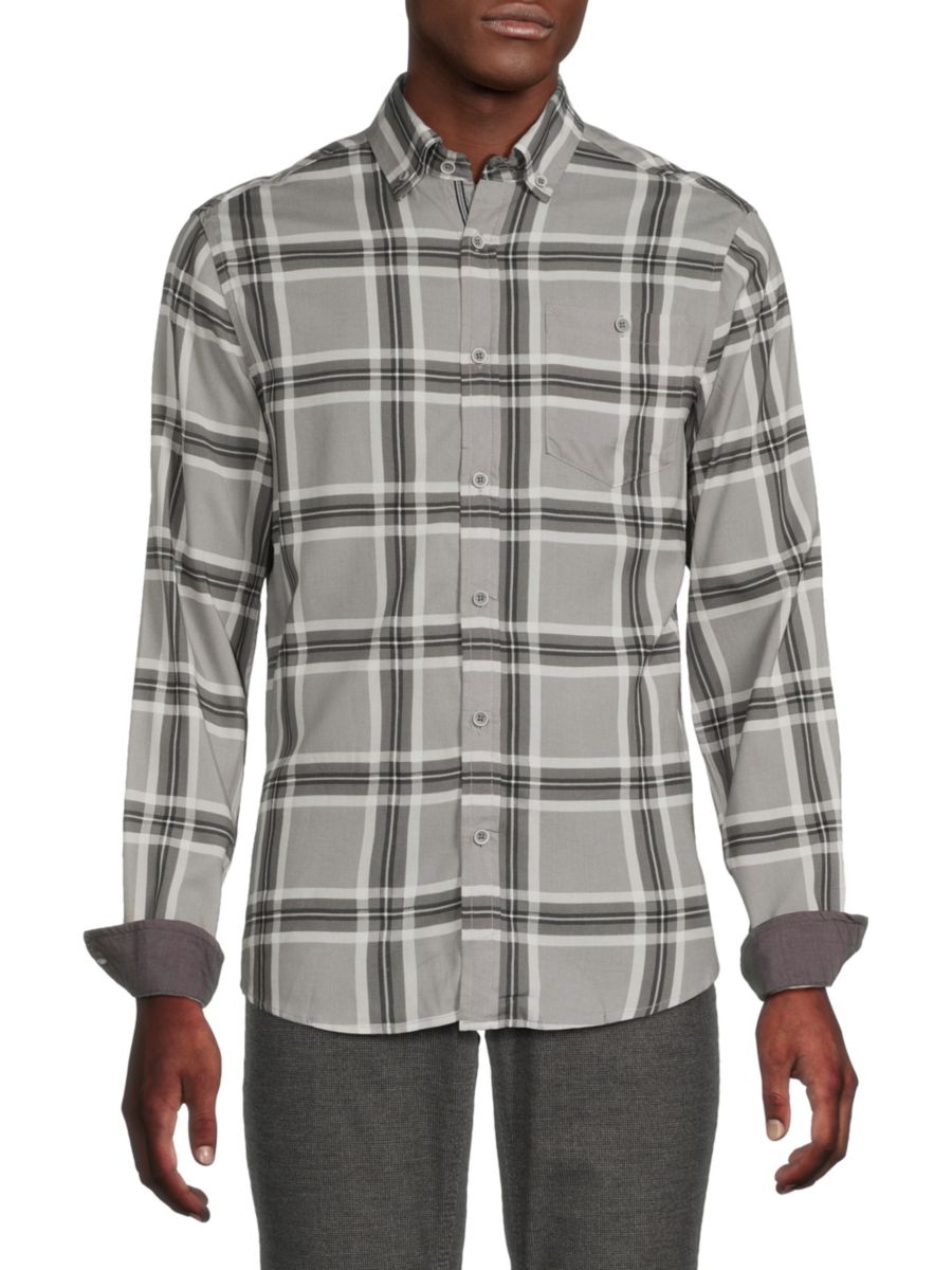 Рубашка в клетку Лукас Report Collection, серый
Рубашка в клетку Лукас Report Collection, серый