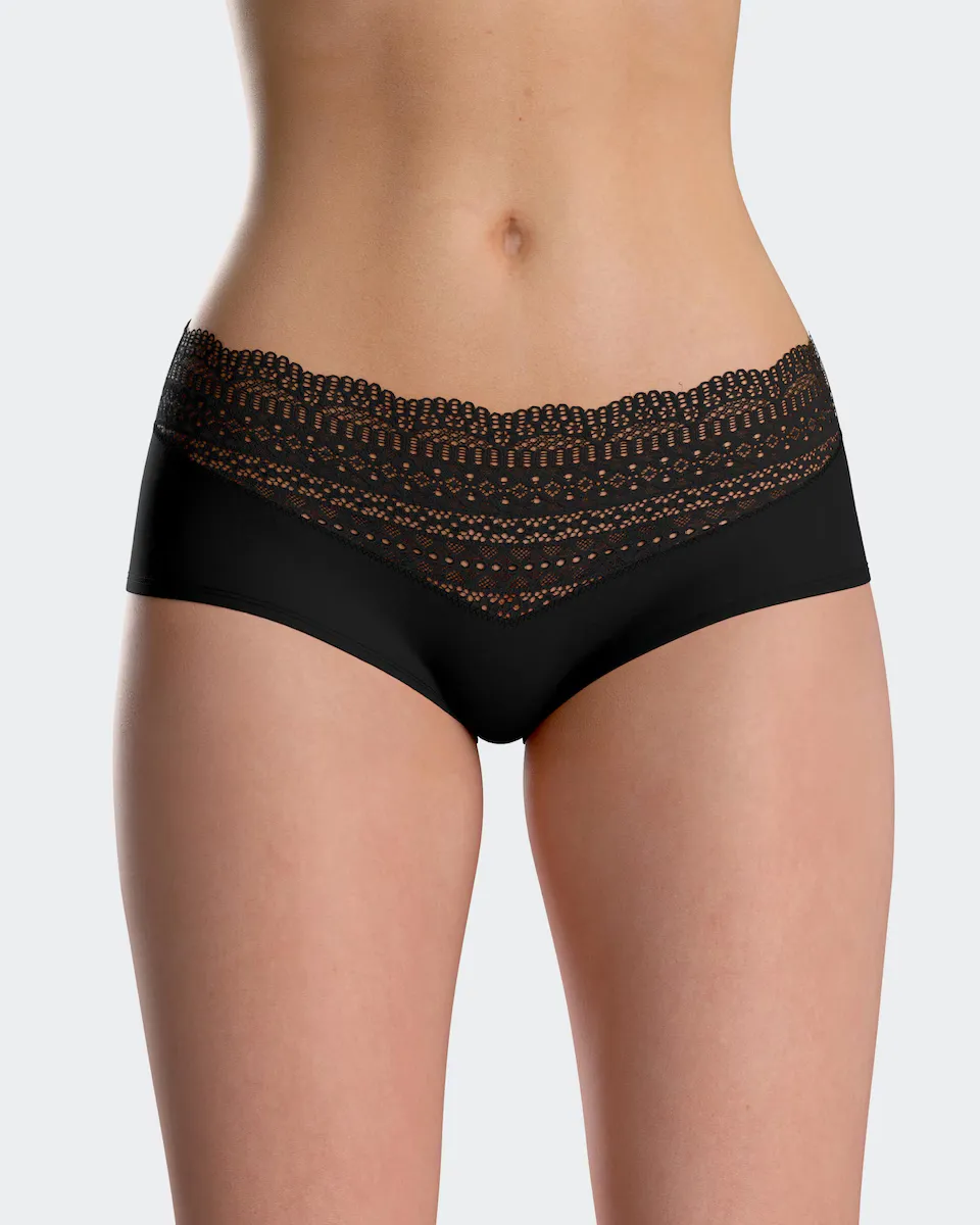 Хипстер-кюлоты с кружевом Impetus, чёрный
Хипстер-кюлоты с кружевом Impetus, чёрный