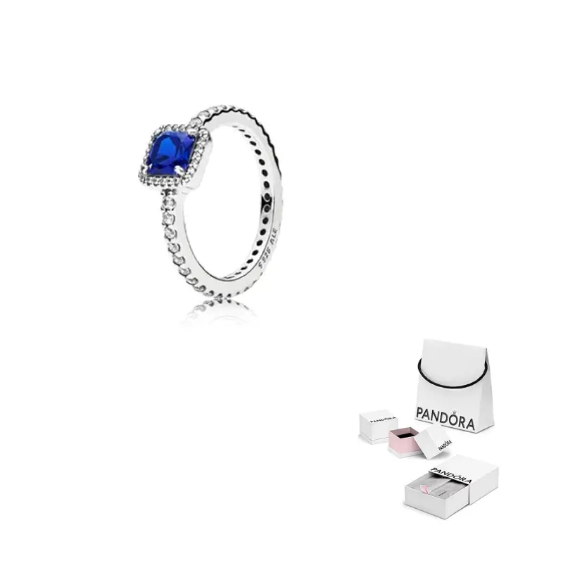 Pandora Серебряное кольцо с кубическим цирконием, кристаллами, унисекс
Pandora Серебряное кольцо с кубическим цирконием, кристаллами, унисекс