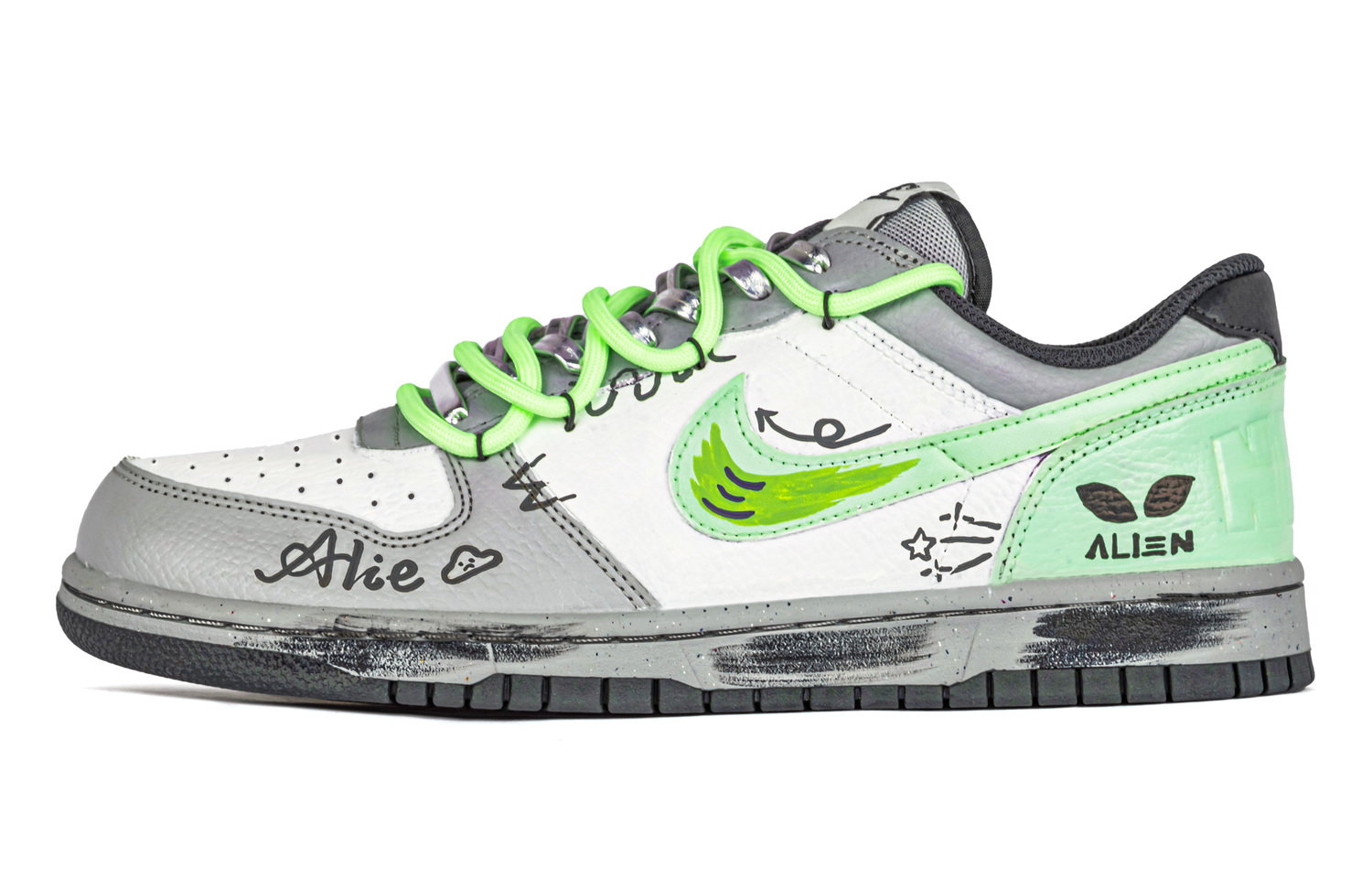 Большие устойчивые к истиранию дышащие низкие скейтбордские кроссовки мужские белые Nike, белый зеленый
Большие устойчивые к истиранию дышащие низкие скейтбордские кроссовки мужские белые Nike, белый зеленый