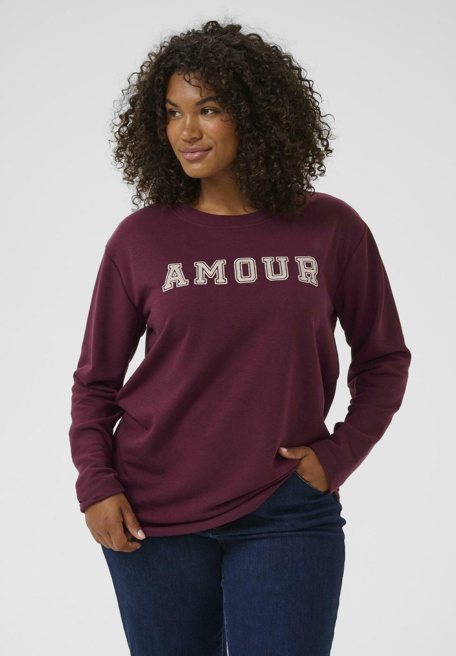 Толстовка Kaffe Curve Sweatshirt, Windsor Wine Amour Embd/Bordeaux
Толстовка Kaffe Curve Sweatshirt, Windsor Wine Amour Embd/Bordeaux