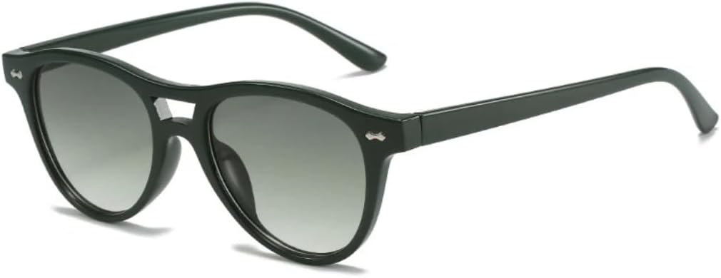 Женские солнцезащитные очки с двойной перемычкой, овальной формы, винтажный панк, с заклепками, мужские очки с градиентным зеркальным покрытием, «кошачий глаз», защита от УФ-излучения UV400 UATXTAU, Dark Green Green
Женские солнцезащитные очки с двойной перемычкой, овальной формы, винтажный панк, с заклепками, мужские очки с градиентным зеркальным покрытием, «кошачий глаз», защита от УФ-излучения UV400 UATXTAU, Dark Green Green