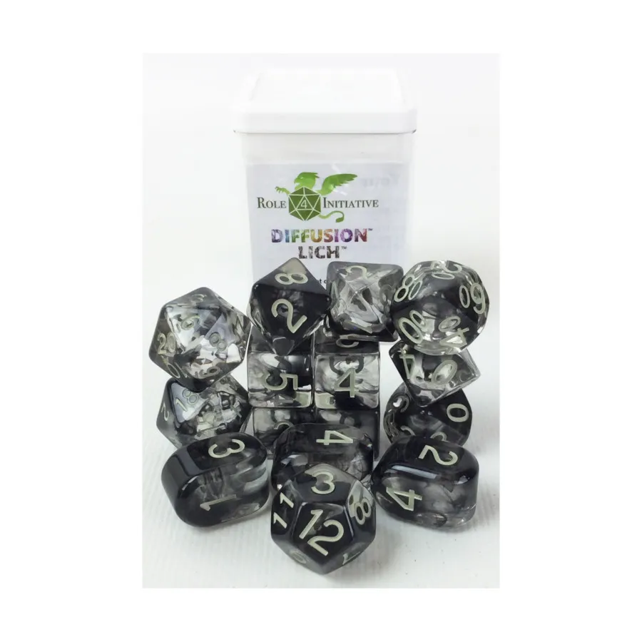 Многогранные игральные кости — Лич, арочные d4 с белыми цифрами (15), Game Dice - Diffusion (Role 4 Initiative)
Многогранные игральные кости — Лич, арочные d4 с белыми цифрами (15), Game Dice - Diffusion (Role 4 Initiative)