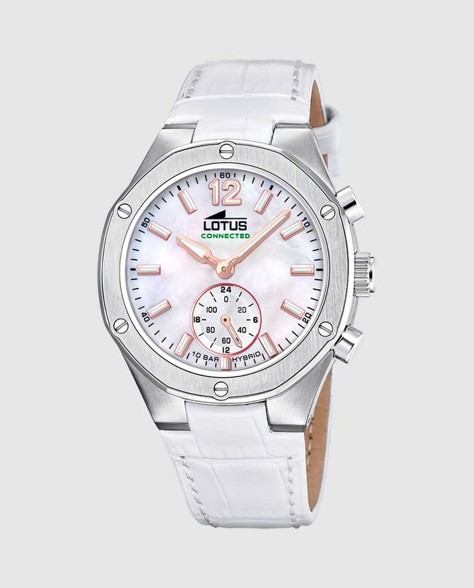 Женские часы Connected 18972/1 из белой кожи LOTUS, белый
Женские часы Connected 18972/1 из белой кожи LOTUS, белый