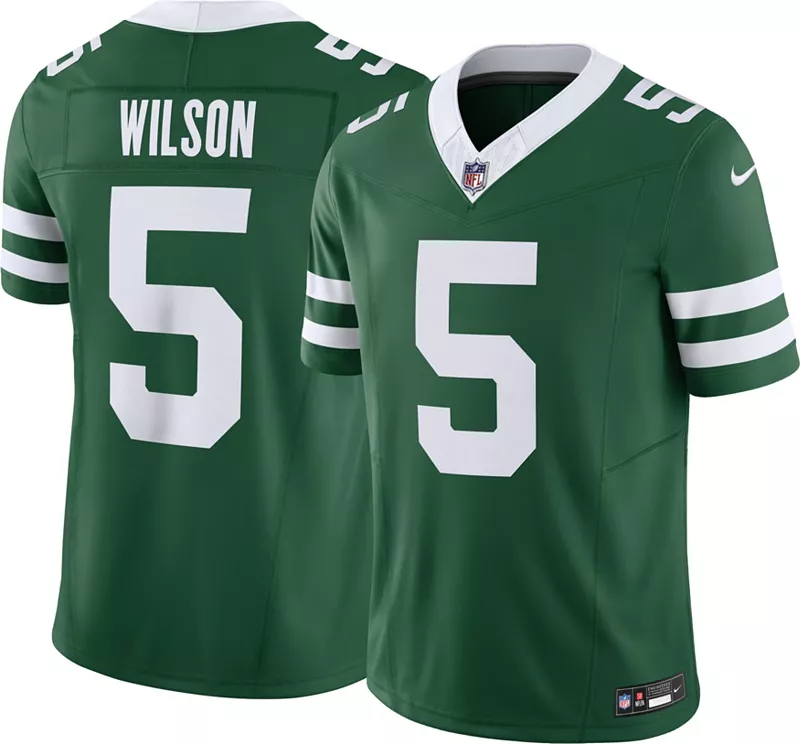 Мужские кроссовки Nike New York Jets Garrett Wilson #5 Vapor F.U.S.E. Ограниченная зеленая майка
Мужские кроссовки Nike New York Jets Garrett Wilson #5 Vapor F.U.S.E. Ограниченная зеленая майка