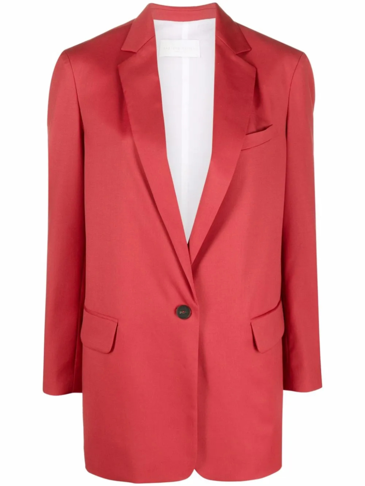 Однобортный блейзер с заостренными лацканами Fabiana Filippi, красный
Однобортный блейзер с заостренными лацканами Fabiana Filippi, красный