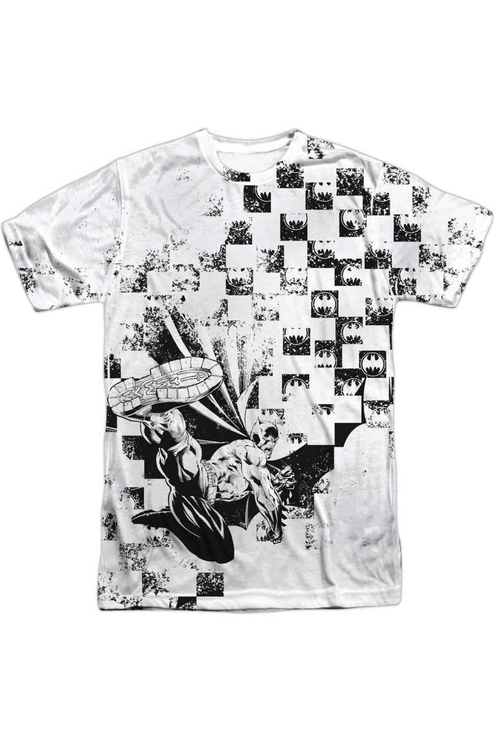 Футболка Batman Checkerboard Kick с коротким рукавом для взрослых, 100% поли, Crew Gildan, белый
Футболка Batman Checkerboard Kick с коротким рукавом для взрослых, 100% поли, Crew Gildan, белый