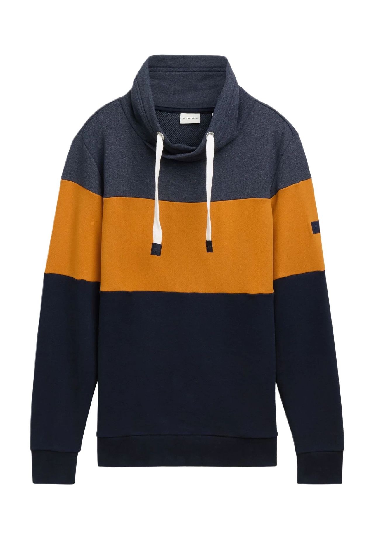 Толстовка мужская, воротник с запахом и кулиской TOM TAILOR, цвет 19024 Blue/orange
Толстовка мужская, воротник с запахом и кулиской TOM TAILOR, цвет 19024 Blue/orange