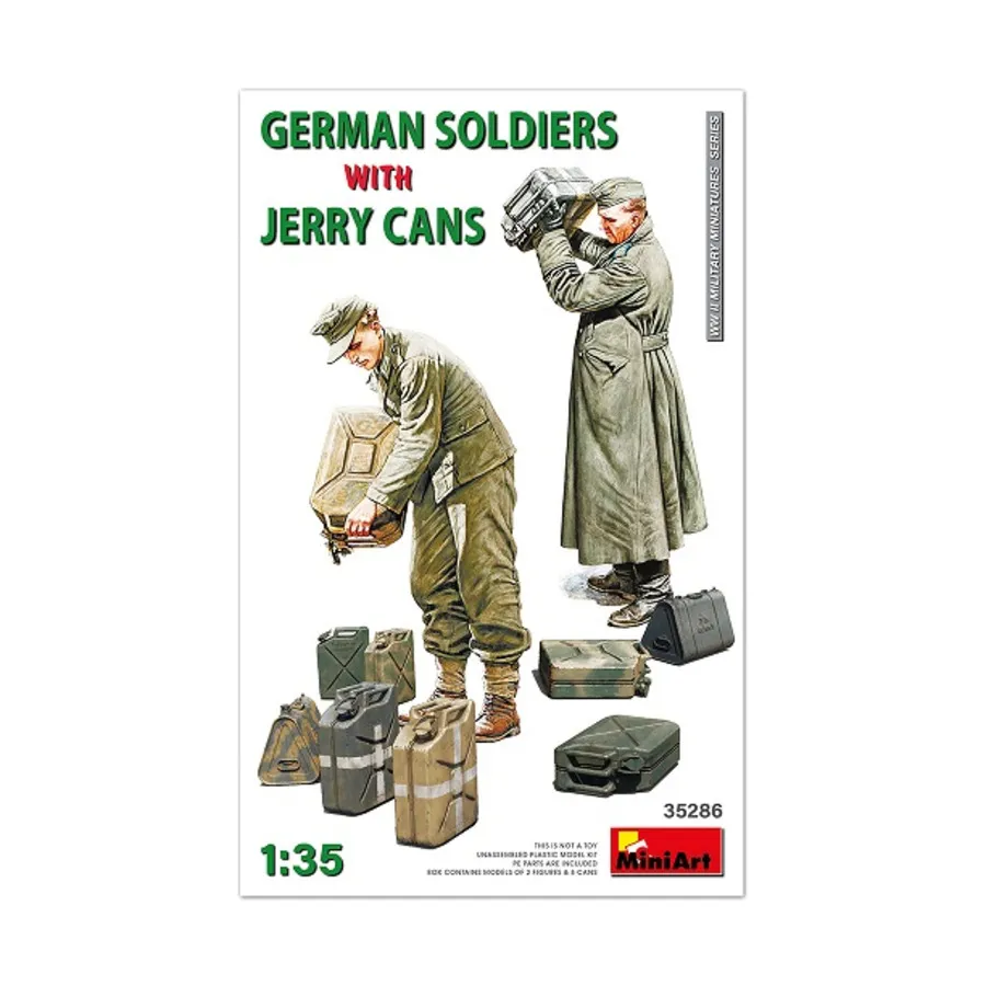 Немецкие солдаты с канистрами, WWII Military Miniatures Series (1:35) (MiniArt Models)
Немецкие солдаты с канистрами, WWII Military Miniatures Series (1:35) (MiniArt Models)