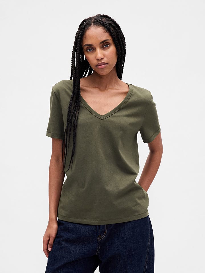 GAP Футболка цвета хаки
GAP Футболка цвета хаки