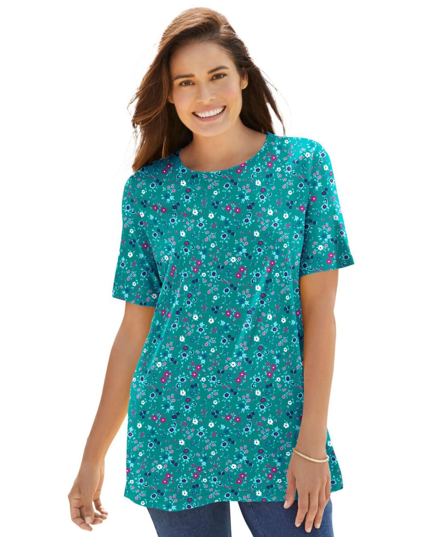 Женская футболка Within Tops & Tees с коротким рукавом и круглым вырезом, с принтом Woman Within, Waterfall lovely ditsy, Синий, Женская футболка Within Tops & Tees с коротким рукавом и круглым вырезом, с принтом Woman Within, Waterfall lovely ditsy
Женская футболка Within Tops & Tees с коротким рукавом и круглым вырезом, с принтом Woman Within, Waterfall lovely ditsy, Синий, Женская футболка Within Tops & Tees с коротким рукавом и круглым вырезом, с принтом Woman Within, Waterfall lovely ditsy