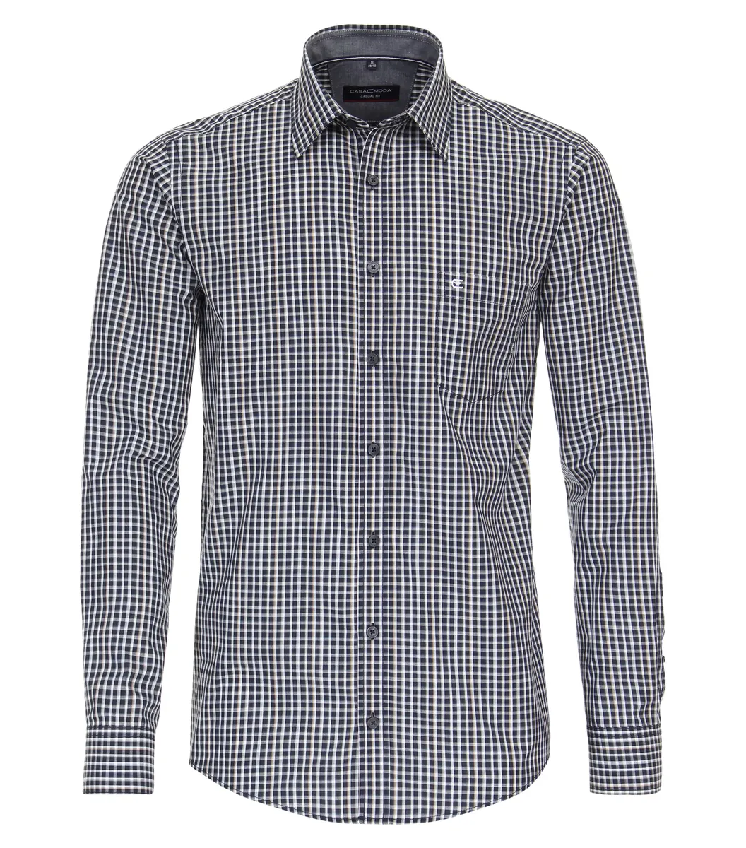 Рубашка CASAMODA с длинными рукавами "Повседневная рубашка CASAMODA в клетку", синий
Рубашка CASAMODA с длинными рукавами "Повседневная рубашка CASAMODA в клетку", синий