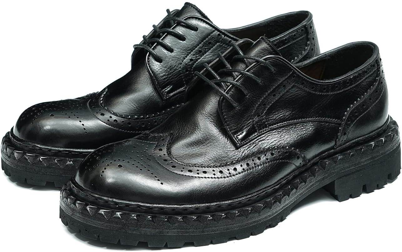 Мужские оксфорды Santimon из конской кожи с крылышками и брогированием- формальная обувь на кожаной и резиновой подошве по технологии Goodyear-Welt, подкладка из цельнозерновой коровьей кожи для повседневного делового стиля, свадеб и мероприятий...
Мужские оксфорды Santimon из конской кожи с крылышками и брогированием- формальная обувь на кожаной и резиновой подошве по технологии Goodyear-Welt, подкладка из цельнозерновой коровьей кожи для повседневного делового стиля, свадеб и мероприятий...