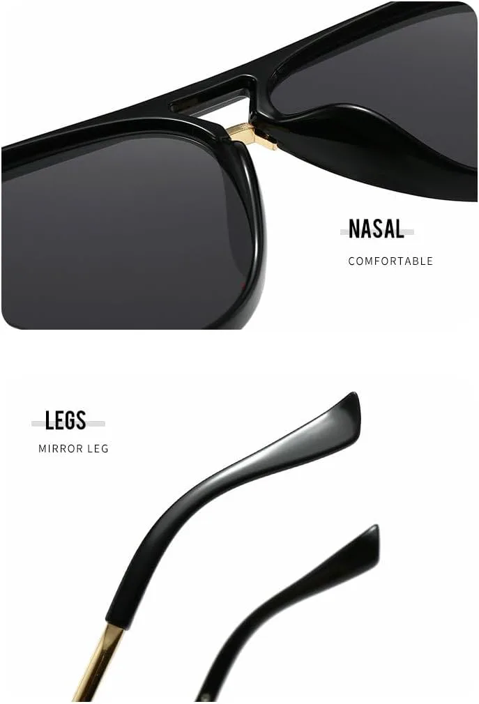 Willochra Ретро большие солнцезащитные очки-пилот с двойной перемычкой для женщин, модные панк-очки для мужчин, темно-зеленые, с защитой от УФ-излучения UV400, C6
Willochra Ретро большие солнцезащитные очки-пилот с двойной перемычкой для женщин, модные панк-очки для мужчин, темно-зеленые, с защитой от УФ-излучения UV400, C6