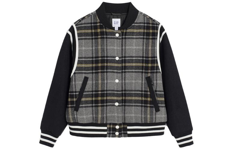 Бейсбольная майка женская серая клетка Gap
Бейсбольная майка женская серая клетка Gap