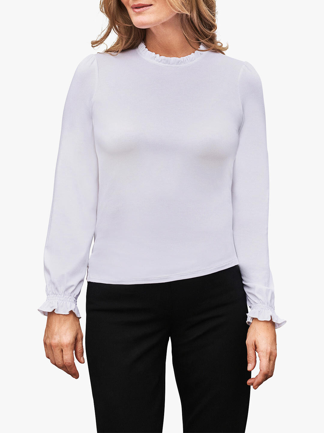 Топ с рюшами Pure Collection, белый
Топ с рюшами Pure Collection, белый