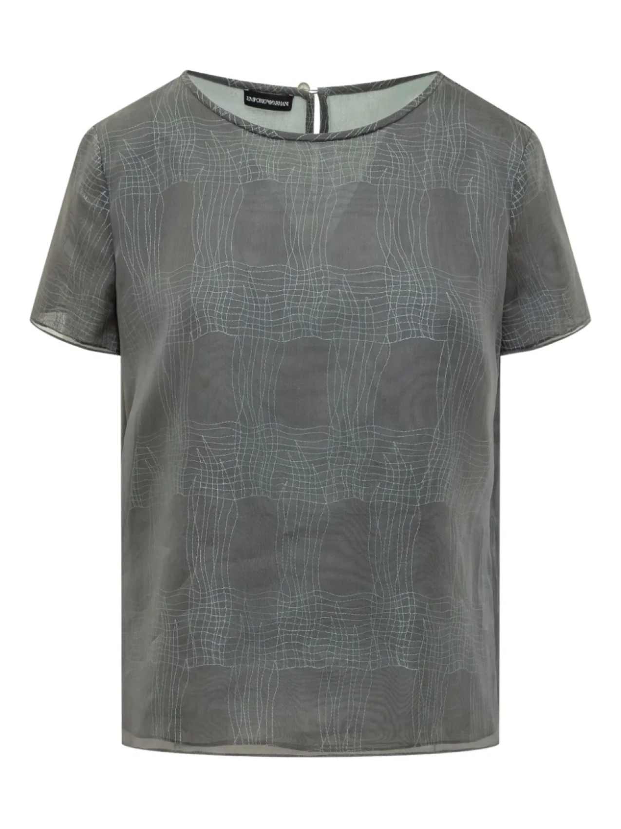 Топ с коротким рукавом Emporio Armani, серый
Топ с коротким рукавом Emporio Armani, серый
