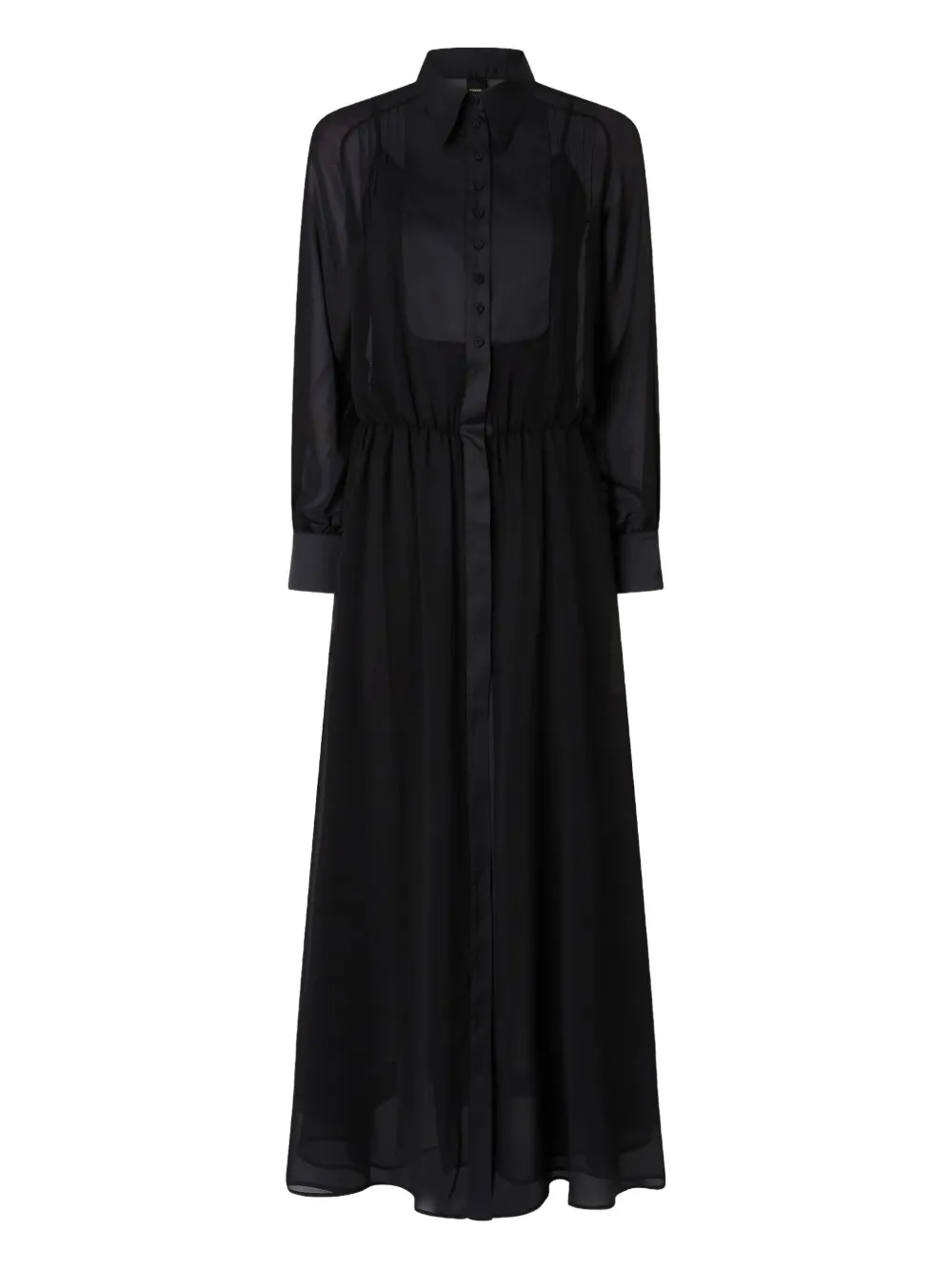 Платье миди с прозрачной вставкой PINKO, черный
Платье миди с прозрачной вставкой PINKO, черный