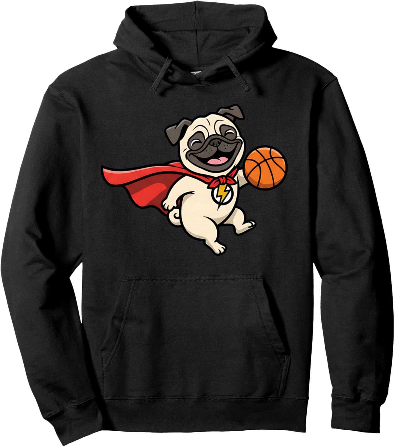 Худи с милым и забавным персонажем мопса, баскетболиста в костюме Pug Dog Basketball Superhero Cape Cute Cartoon Child, черный
Худи с милым и забавным персонажем мопса, баскетболиста в костюме Pug Dog Basketball Superhero Cape Cute Cartoon Child, черный