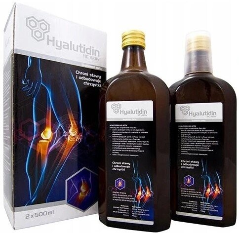 Hyalutidin HC Актив, Сироп для суставов, 2 х 500 мл
Hyalutidin HC Актив, Сироп для суставов, 2 х 500 мл