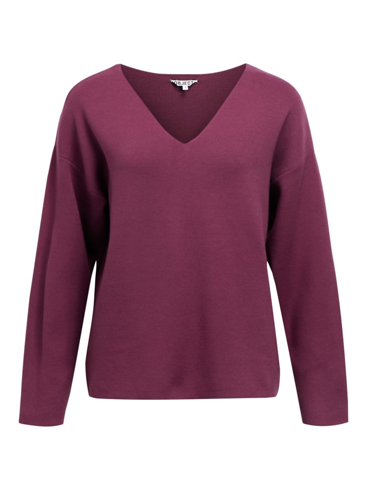 Вязаный свитер цвета лиловое вино Object
Вязаный свитер цвета лиловое вино Object