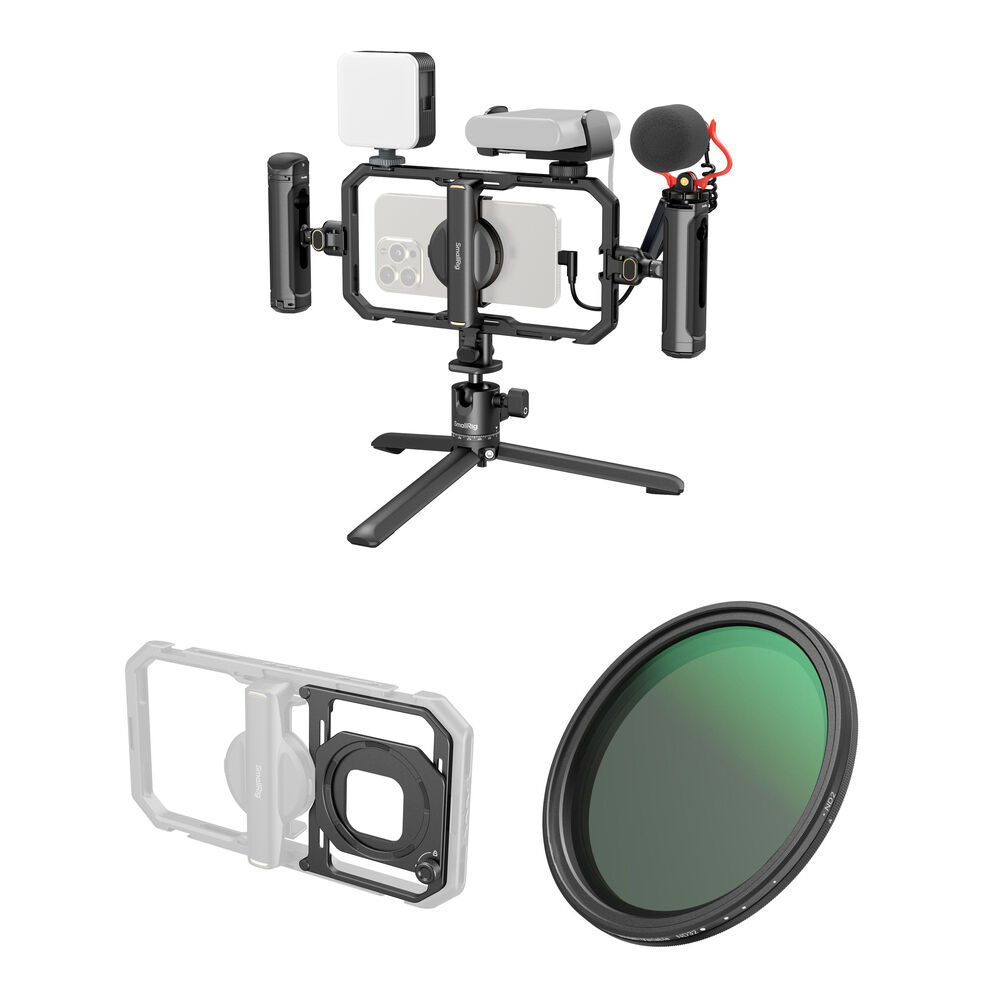 SmallRig All-in-One Video Kit for Smartphone Creators with
SmallRig All-in-One Video Kit for Smartphone Creators with