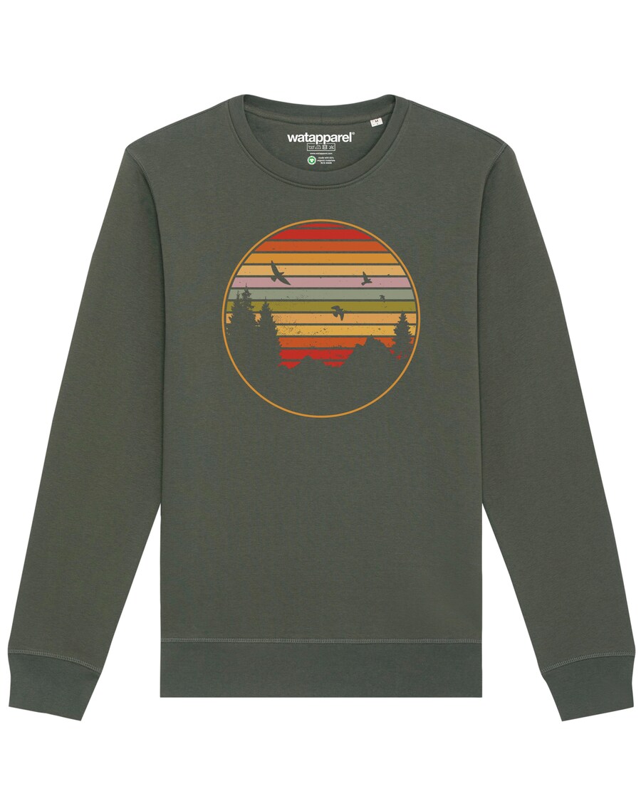 Свитер Watapparel Sweatshirt Sunset Berge & Tannen, хаки
Свитер Watapparel Sweatshirt Sunset Berge & Tannen, хаки