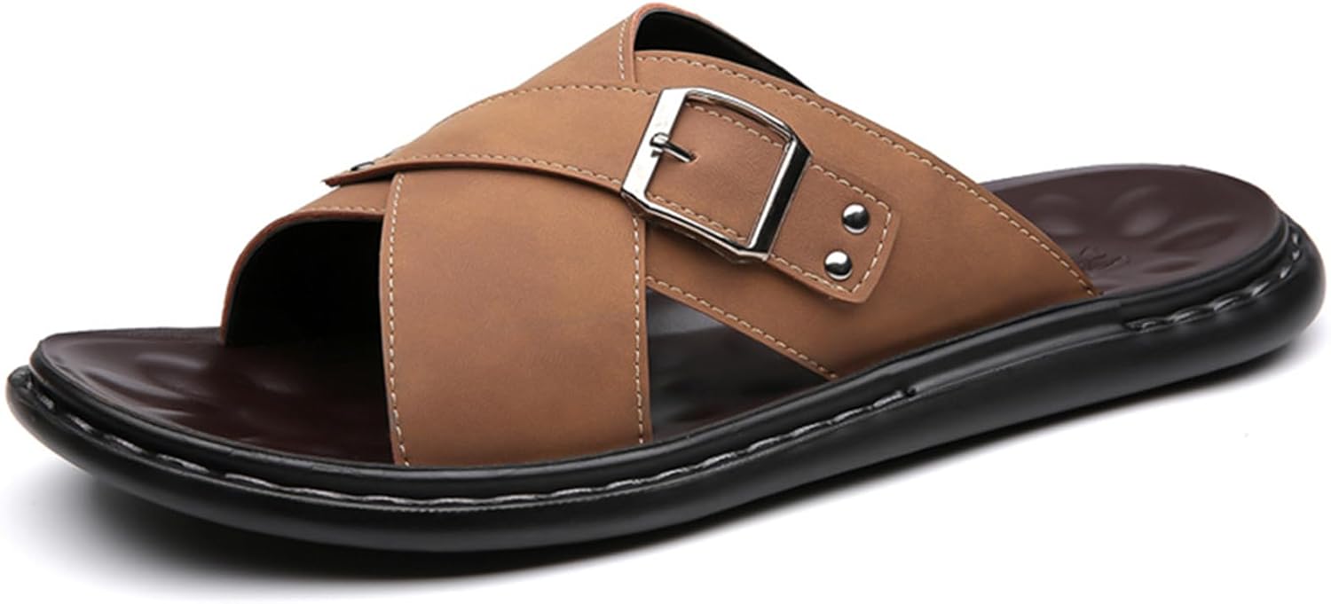 Мужские сандалии с перекрестным ремешком, открытый носок, удобные повседневные шлепанцы, летние сандалии-слипоны для рыбаков Abborora, темно-коричневый
Мужские сандалии с перекрестным ремешком, открытый носок, удобные повседневные шлепанцы, летние сандалии-слипоны для рыбаков Abborora, темно-коричневый