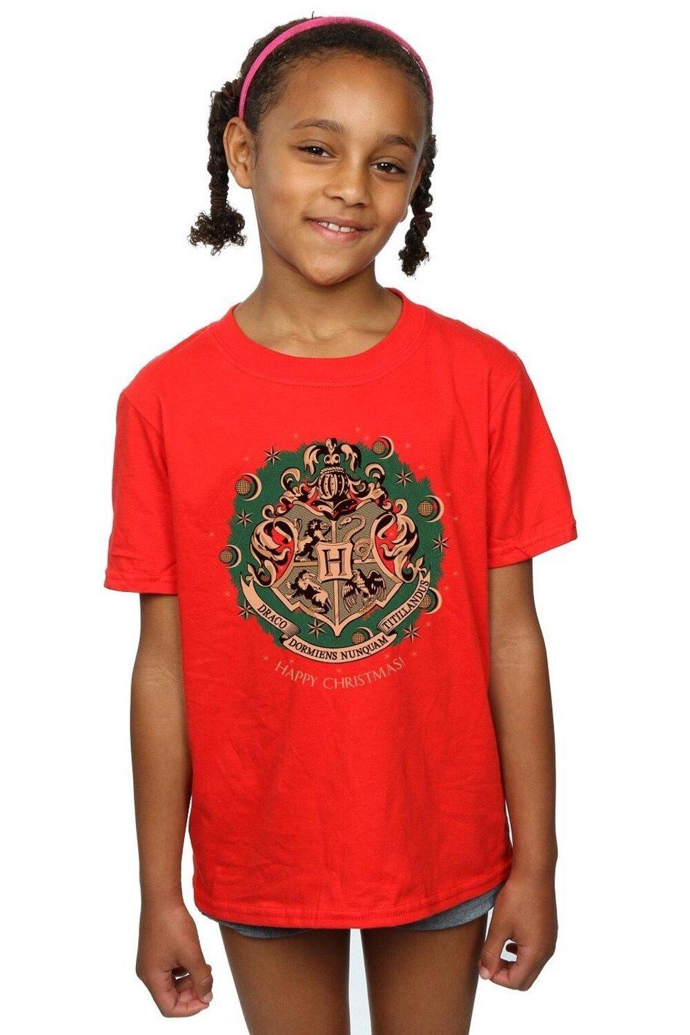 Хлопковая футболка «Рождественский венок» Harry Potter, красный
Хлопковая футболка «Рождественский венок» Harry Potter, красный