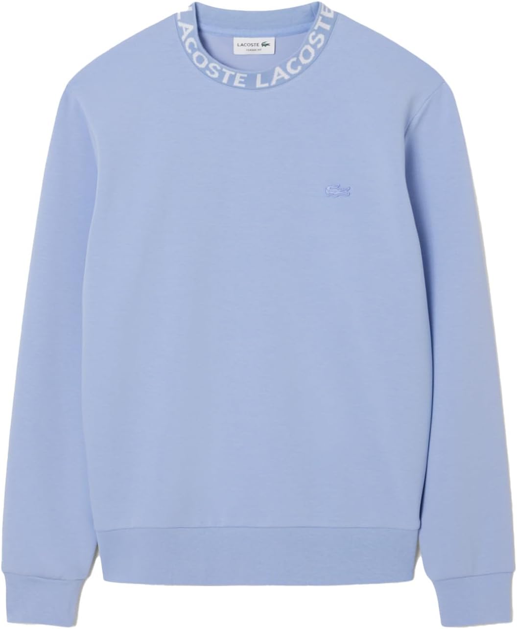 Мужская толстовка Lacoste с жаккардовым воротником и круглым вырезом, светло-синий
Мужская толстовка Lacoste с жаккардовым воротником и круглым вырезом, светло-синий