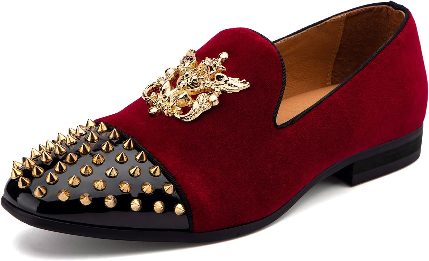 Мужские бархатные лоферы Meijiana с металлическими украшениями, праздничные роскошные лоферы, красный
Мужские бархатные лоферы Meijiana с металлическими украшениями, праздничные роскошные лоферы, красный