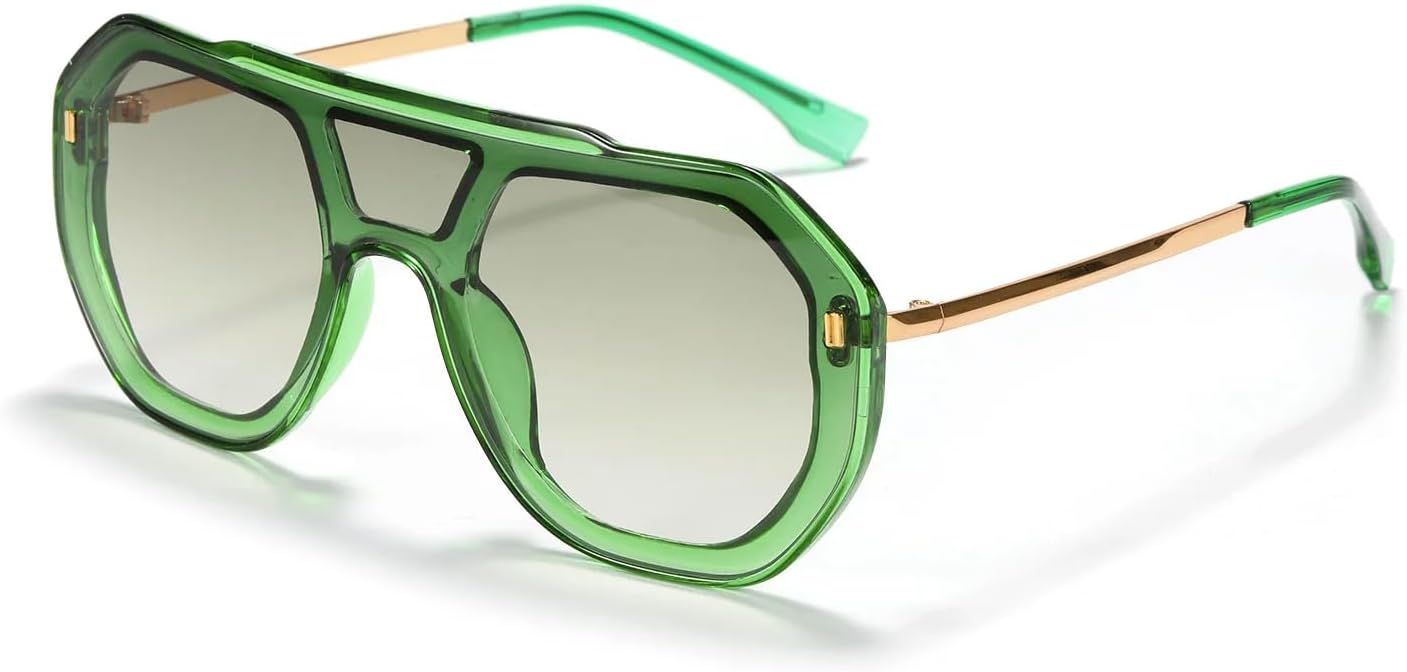 Ретро-модные солнцезащитные очки большого размера для женщин и мужчин, классические винтажные, с защитой от УФ-излучения UV400, для активного отдыха на природе VFDHN, Green
Ретро-модные солнцезащитные очки большого размера для женщин и мужчин, классические винтажные, с защитой от УФ-излучения UV400, для активного отдыха на природе VFDHN, Green