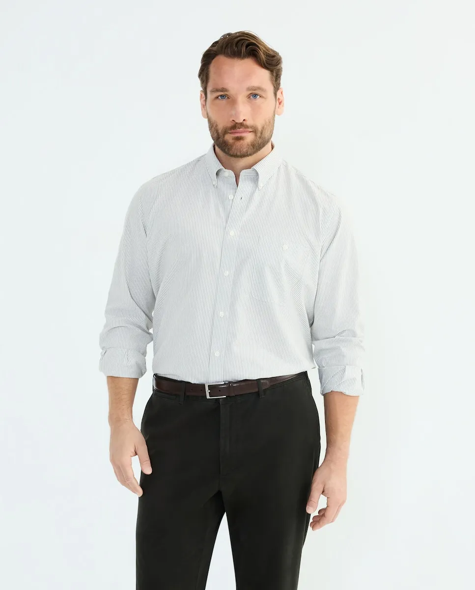 Рубашка с длинным рукавом Oxford в полоску, узор Kodak, классическая Dustin, зеленый
Рубашка с длинным рукавом Oxford в полоску, узор Kodak, классическая Dustin, зеленый