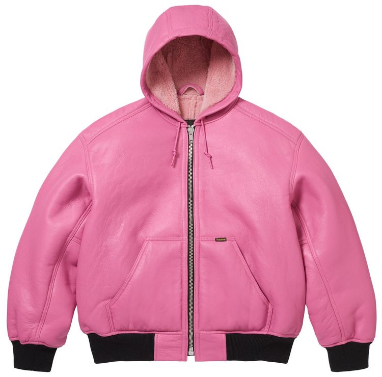 Рабочая куртка Supreme x Schott из овчины с капюшоном, розовая
Рабочая куртка Supreme x Schott из овчины с капюшоном, розовая